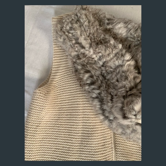 RUDSAK Fur Lined Sleeveless Cardigan - Picture 3 of 3